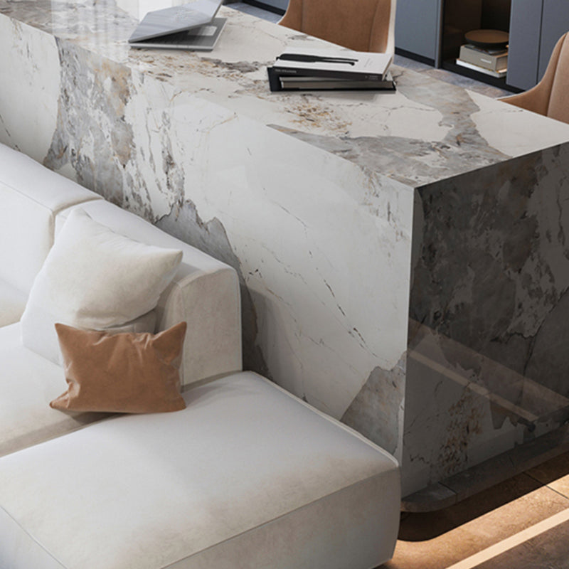 Moderne stijl stenen rechthoek bar wijntafel tafel voor woonkamer