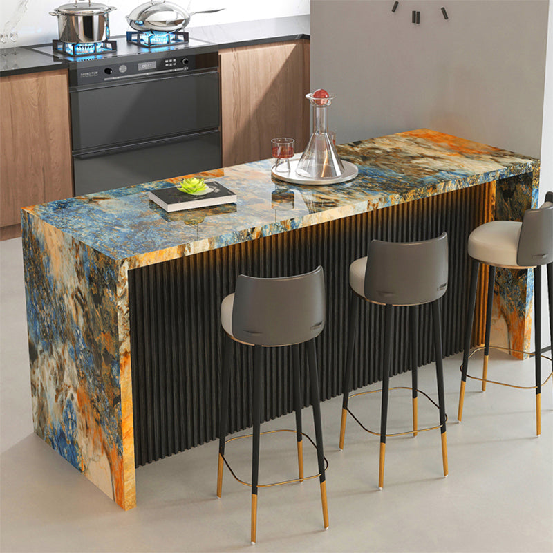 Moderne stijl stenen rechthoek bar wijntafel tafel voor woonkamer