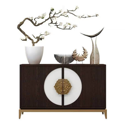 Armoires de style glamour buffet buffet en bois massif buffet avec 2 portes