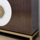 Armoires de style glamour buffet buffet en bois massif buffet avec 2 portes