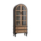 Traditional Display Stand Solid Wood Glass Doors Hutch Cabinet for Bedroom Clearhalo 'Display & China Cabinets' 'display_china_cabinets' 'furn' 'furn_display_china_cabinets' 'Furniture' 'Kitchen & Dining Furniture' 7652303