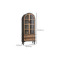 Traditional Display Stand Solid Wood Glass Doors Hutch Cabinet for Bedroom Clearhalo 'Display & China Cabinets' 'display_china_cabinets' 'furn' 'furn_display_china_cabinets' 'Furniture' 'Kitchen & Dining Furniture' 7652310
