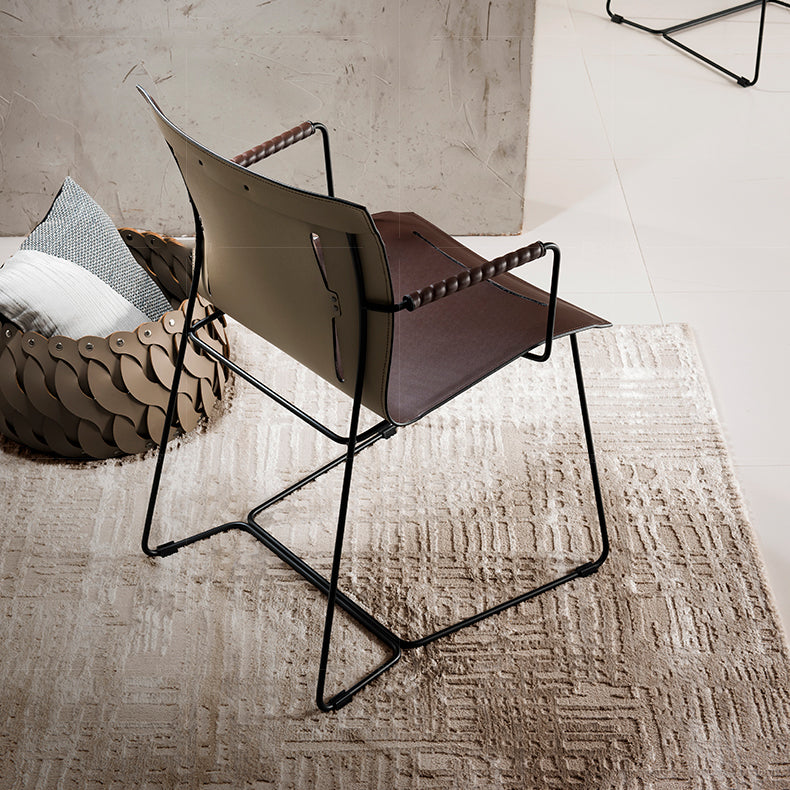 Metal Frame Dining Room Chair Indoor Faux Leather Dining Chair Clearhalo 'Dining Chairs' 'Dining Tables & Seating' 'dining_chair' 'furn' 'furn_dining_chair' 'Furniture' 'Kitchen & Dining Furniture' 7655095