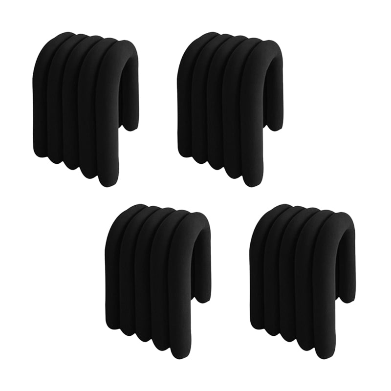 Moderner Essstuhl Samt offener Nebenstuhl für Esszimmer