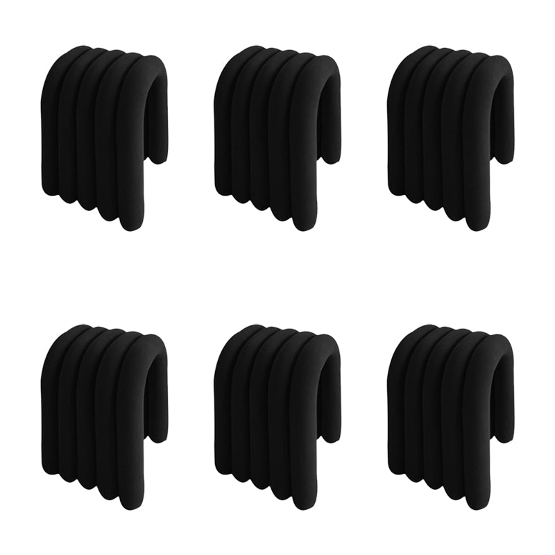 Moderner Essstuhl Samt offener Nebenstuhl für Esszimmer