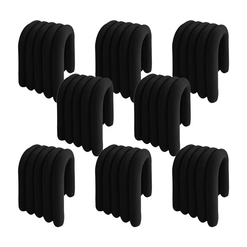 Moderner Essstuhl Samt offener Nebenstuhl für Esszimmer