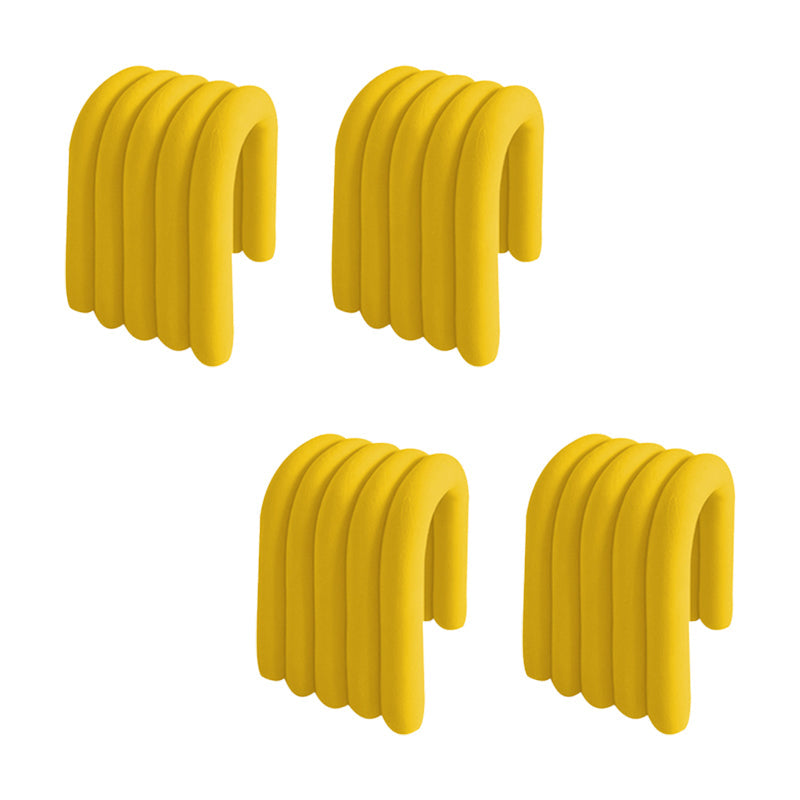 Moderner Essstuhl Samt offener Nebenstuhl für Esszimmer