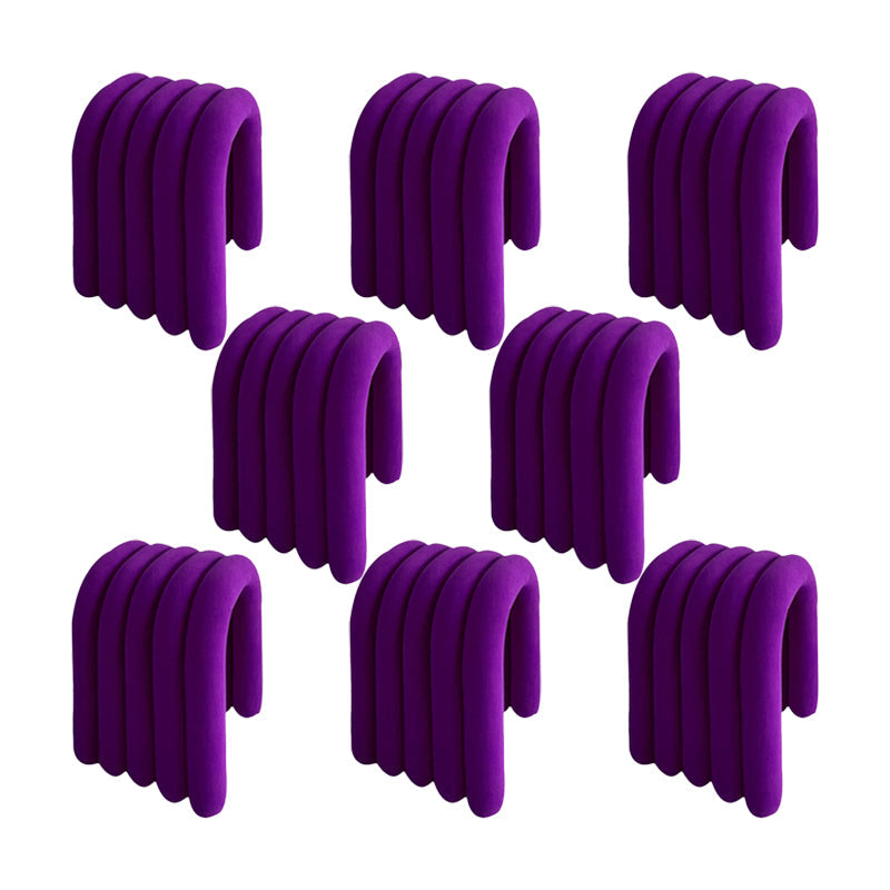 Moderner Essstuhl Samt offener Nebenstuhl für Esszimmer