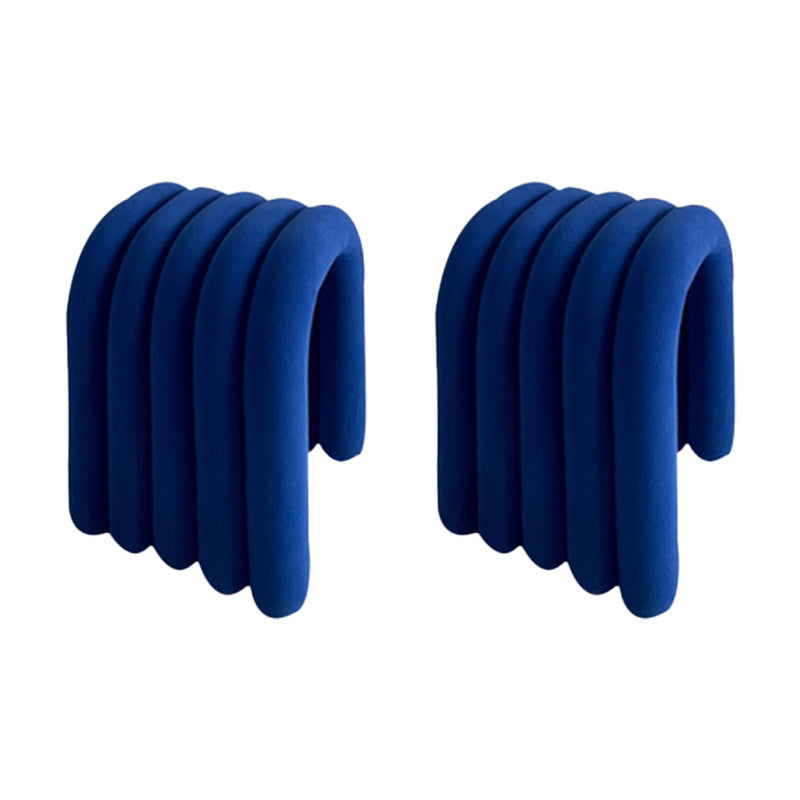 Moderner Essstuhl Samt offener Nebenstuhl für Esszimmer