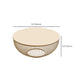 Slate/Wooden Top Coffee Cocktail Table Round Scandinavian Cream Color Clearhalo 'Coffee & Accent Tables' 'Coffee Tables' 'coffee_tables' 'furn' 'furn_coffee_tables' 'Furniture' 'Living Room Furniture' 7655808