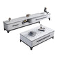 Slate Rectangular Coffee Table with 4 Storage Drawers and 4 Legs Clearhalo 'Coffee & Accent Tables' 'Coffee Tables' 'coffee_tables' 'furn' 'furn_coffee_tables' 'Furniture' 'Living Room Furniture' 7655816
