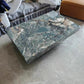 Block Coffee or End Table Contemporary Marble Square/Rectangle Prevent Scratches