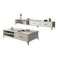 Wooden Coffee Cocktail Table with Storage 4 Legs Contemporary Rectangle Clearhalo 'Coffee & Accent Tables' 'Coffee Tables' 'coffee_tables' 'furn' 'furn_coffee_tables' 'Furniture' 'Living Room Furniture' 7656073