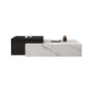 Block Nesting Coffee Table Set Contemporary Rectangle Slate Top Black Beige Clearhalo 'Coffee & Accent Tables' 'Coffee Tables' 'coffee_tables' 'furn' 'furn_coffee_tables' 'Furniture' 'Living Room Furniture' 7656081
