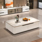 Block Slate Coffee Cocktail Table with 4 Storage Drawers Rectangle Clearhalo 'Coffee & Accent Tables' 'Coffee Tables' 'coffee_tables' 'furn' 'furn_coffee_tables' 'Furniture' 'Living Room Furniture' 7656136