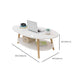 Contemporary Wooden Coffee Table 4 Legs Cocktail Table with Shelf Clearhalo 'Coffee & Accent Tables' 'Coffee Tables' 'coffee_tables' 'furn' 'furn_coffee_tables' 'Furniture' 'Living Room Furniture' 7656322