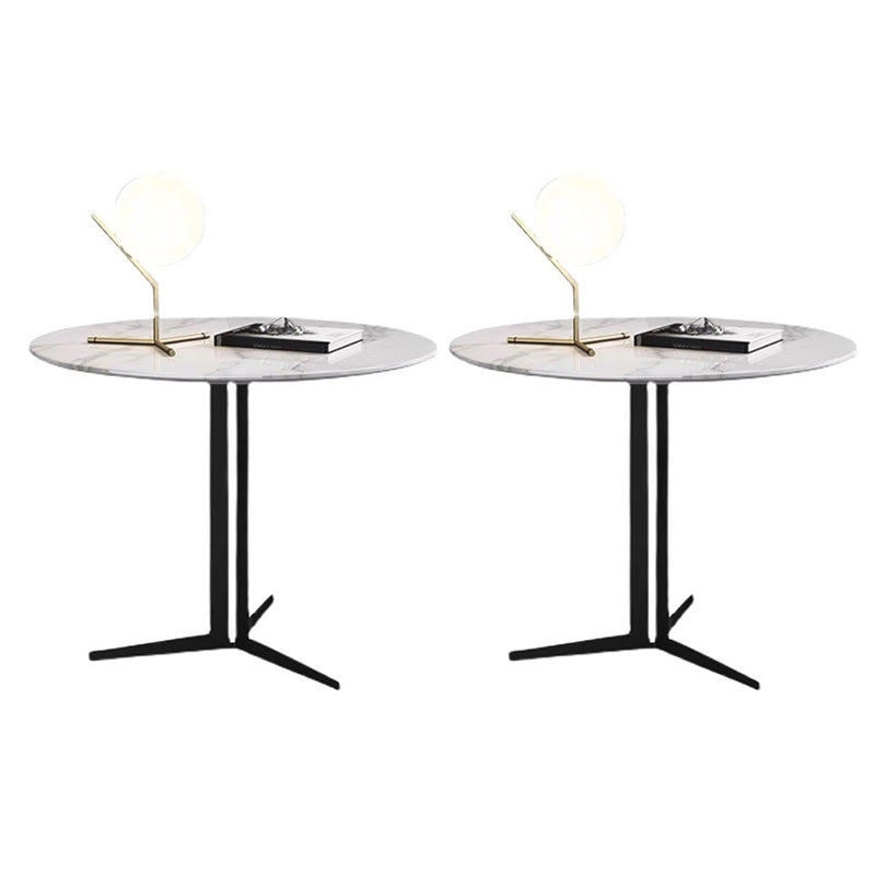 現代のメタルコーナーテーブル台座ベースのある現代