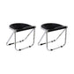 Modern Style Dining Chair Plastic Folding Side Chair for Dining Room Black 2 Piece Set Clearhalo 'Dining Chairs' 'Dining Tables & Seating' 'dining_chair' 'furn' 'furn_dining_chair' 'Furniture' 'Kitchen & Dining Furniture' 7656703