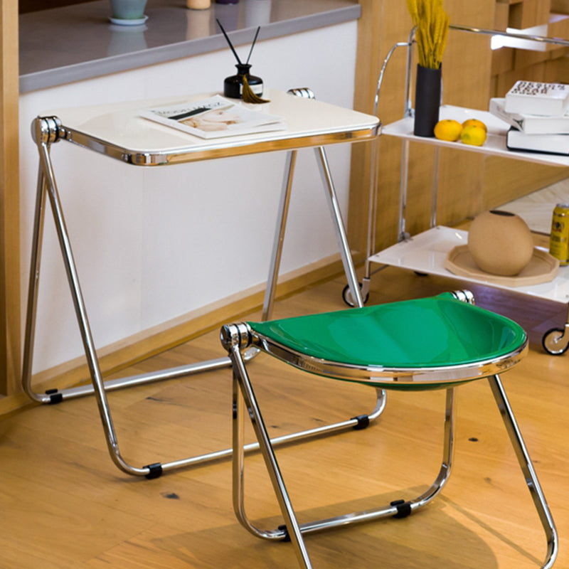 Modern Style Dining Chair Plastic Folding Side Chair for Dining Room Clearhalo 'Dining Chairs' 'Dining Tables & Seating' 'dining_chair' 'furn' 'furn_dining_chair' 'Furniture' 'Kitchen & Dining Furniture' 7656704