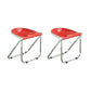 Modern Style Dining Chair Plastic Folding Side Chair for Dining Room Red 2 Piece Set Clearhalo 'Dining Chairs' 'Dining Tables & Seating' 'dining_chair' 'furn' 'furn_dining_chair' 'Furniture' 'Kitchen & Dining Furniture' 7656714