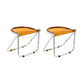 Modern Style Dining Chair Plastic Folding Side Chair for Dining Room Brown 2 Piece Set Clearhalo 'Dining Chairs' 'Dining Tables & Seating' 'dining_chair' 'furn' 'furn_dining_chair' 'Furniture' 'Kitchen & Dining Furniture' 7656727
