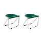 Modern Style Dining Chair Plastic Folding Side Chair for Dining Room Green 2 Piece Set Clearhalo 'Dining Chairs' 'Dining Tables & Seating' 'dining_chair' 'furn' 'furn_dining_chair' 'Furniture' 'Kitchen & Dining Furniture' 7656737