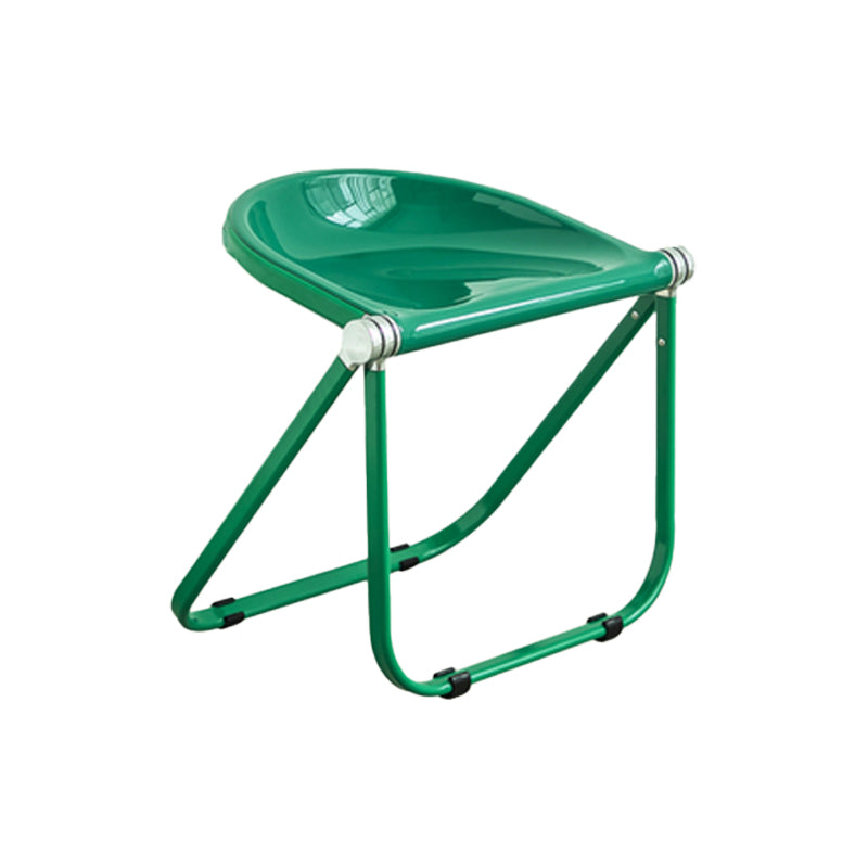 Modern Style Dining Chair Plastic Folding Side Chair for Dining Room Lake Green 1 Piece Clearhalo 'Dining Chairs' 'Dining Tables & Seating' 'dining_chair' 'furn' 'furn_dining_chair' 'Furniture' 'Kitchen & Dining Furniture' 7656761
