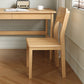 Modern Style Armless Dining Chair Wooden Frame Open Back Dining Chair for Dining Room