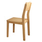 Modern Style Armless Dining Chair Wooden Frame Open Back Dining Chair for Dining Room