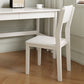 Modern Style Armless Dining Chair Wooden Frame Open Back Dining Chair for Dining Room