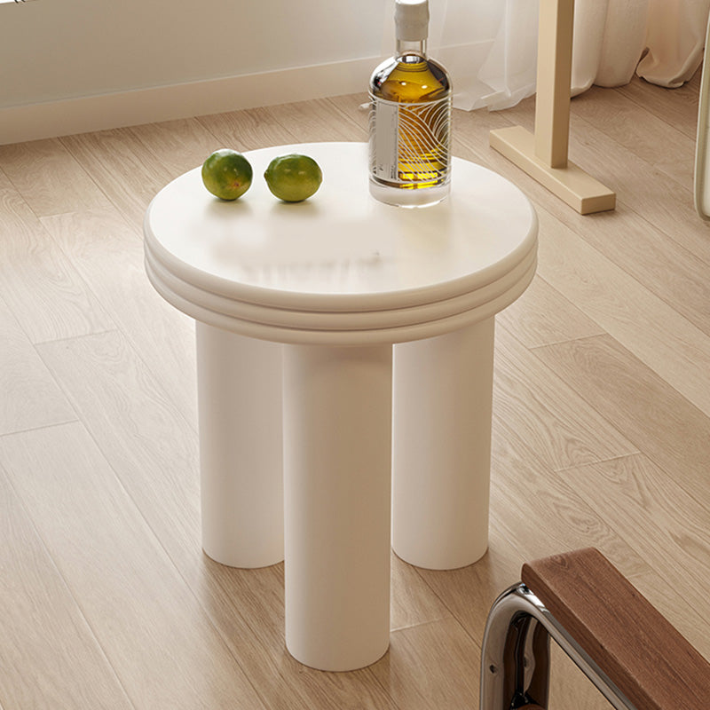 Modern Round Side Table 3 Legs End Table with Round Wood Top Clearhalo 'Coffee & Accent Tables' 'End & Side Tables' 'end_side_tables' 'furn' 'furn_end_side_tables' 'Furniture' 'Living Room Furniture' 7657196