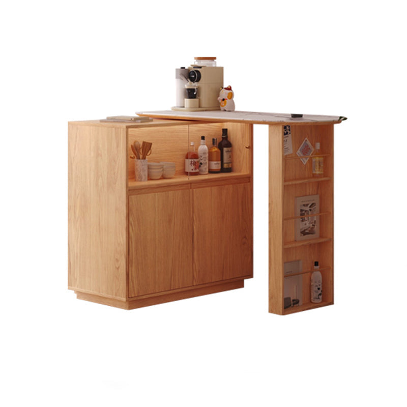Modern Style Stone Rectangle Bar Stool Table Table for Living Room Clearhalo 'Bar Furniture' 'Bar Tables' 'bar_tables' 'furn' 'furn_bar_tables' 'Furniture' 'Kitchen & Dining Furniture' 7657379