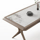Modern Rectangular Stone Top Dining Table with Solid Wood Legs for Living Room Clearhalo 'Dining Tables & Seating' 'Dining Tables' 'dining_table' 'furn' 'furn_dining_table' 'Furniture' 'Kitchen & Dining Furniture' 7658848