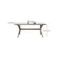 Modern Rectangular Stone Top Dining Table with Solid Wood Legs for Living Room Clearhalo 'Dining Tables & Seating' 'Dining Tables' 'dining_table' 'furn' 'furn_dining_table' 'Furniture' 'Kitchen & Dining Furniture' 7658851