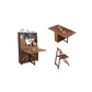 Moderne rechthoekige massief houten eettafel met lade, 68,9" x 31,5" x 29,5"