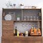 Moderne rechthoekige massief houten eettafel met lade, 68,9" x 31,5" x 29,5"