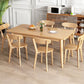 Contemporary Solid Wood Rectangular Dining Table for Dining Hall Clearhalo 'Dining Tables & Seating' 'Dining Tables' 'dining_table' 'furn' 'furn_dining_table' 'Furniture' 'Kitchen & Dining Furniture' 7658911