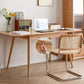 Modern Style Rectangle Extendable Wood Dining Table, 47.2" x 31.5" x 29.5" Clearhalo 'Dining Tables & Seating' 'Dining Tables' 'dining_table' 'furn' 'furn_dining_table' 'Furniture' 'Kitchen & Dining Furniture' 7659009
