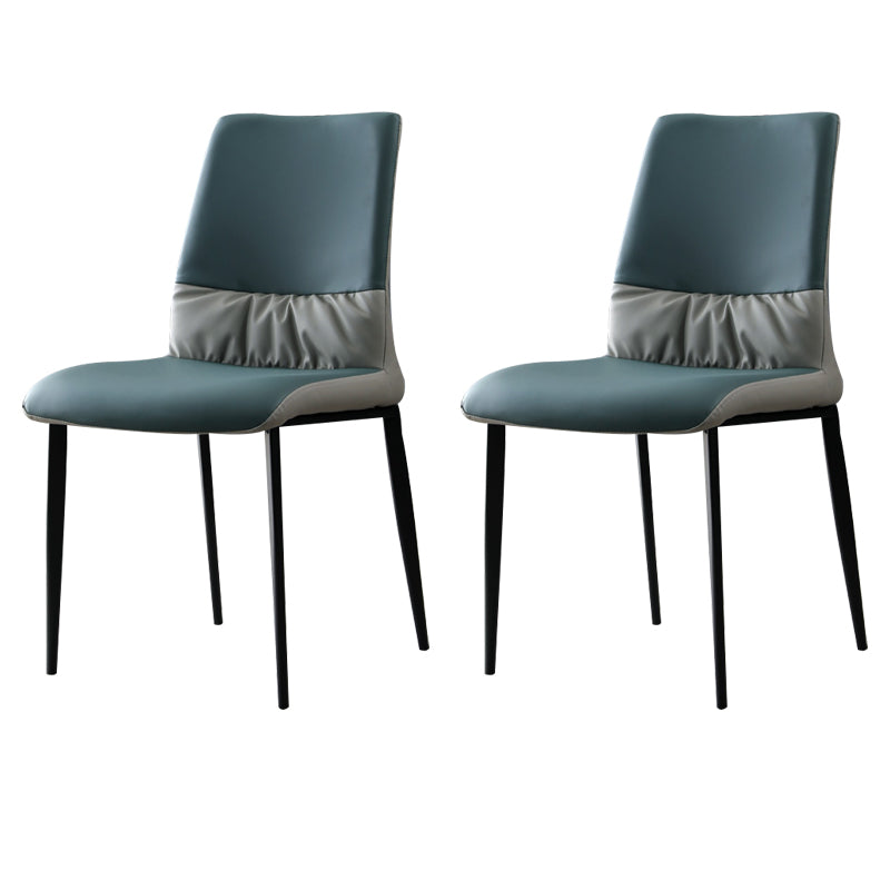 Nordische Armlehne Rückenlehne Kissenstuhl mit Metallbeinen für Esszimmer