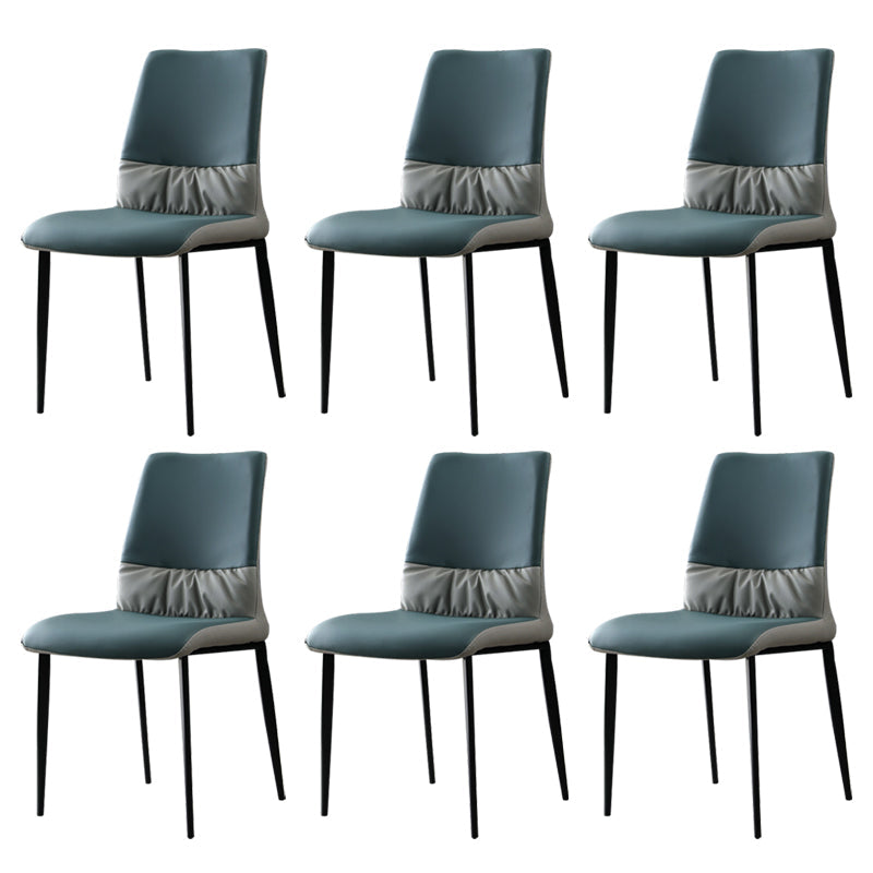 Nordische Armlehne Rückenlehne Kissenstuhl mit Metallbeinen für Esszimmer