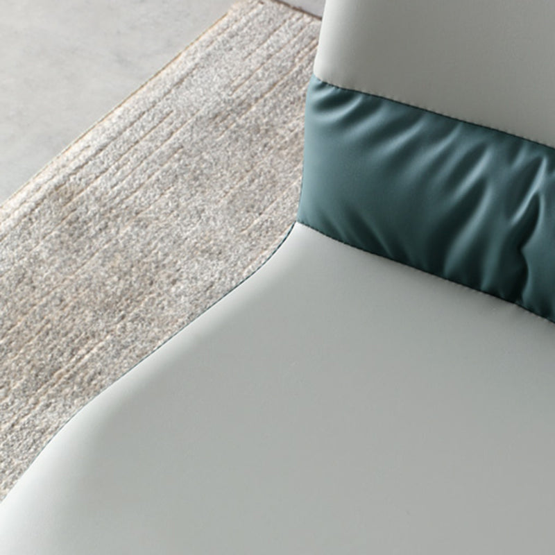 Nordische Armlehne Rückenlehne Kissenstuhl mit Metallbeinen für Esszimmer