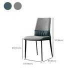 Nordische Armlehne Rückenlehne Kissenstuhl mit Metallbeinen für Esszimmer