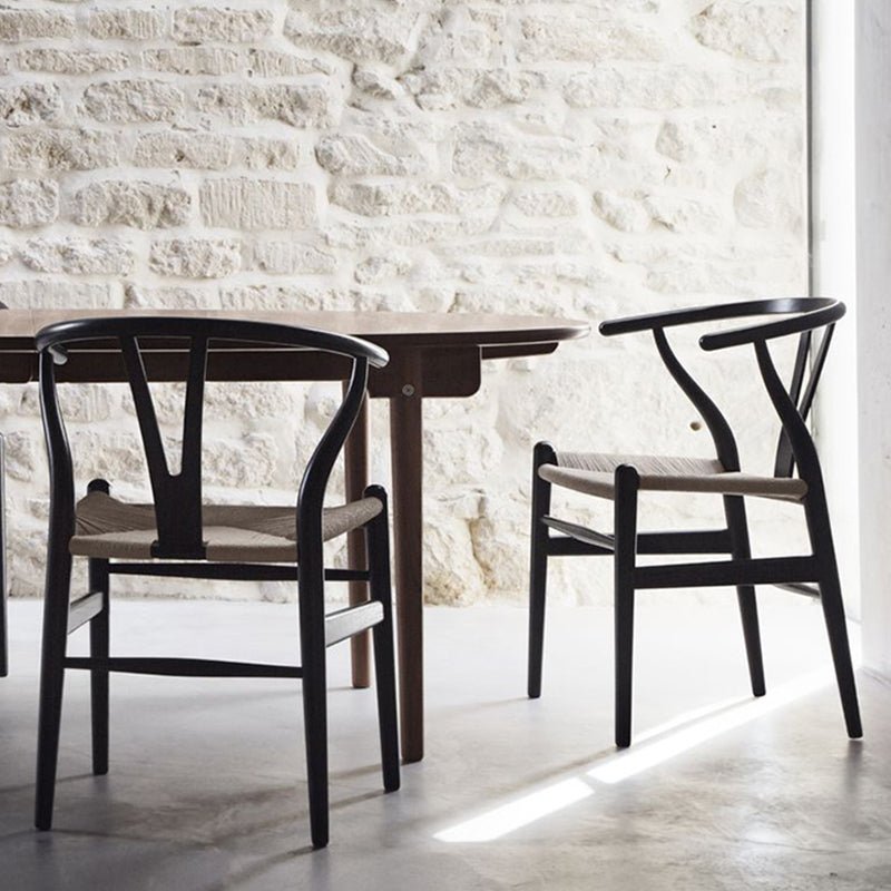 Massives Holzrahmen Essarm Stuhl Moderner Innenstuhl für Esszimmer