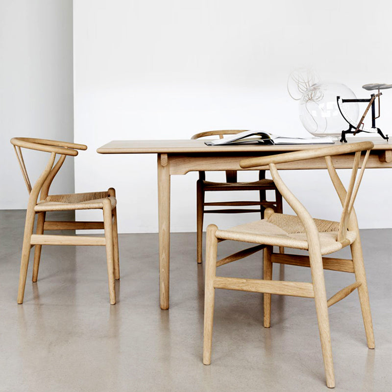 Massives Holzrahmen Essarm Stuhl Moderner Innenstuhl für Esszimmer