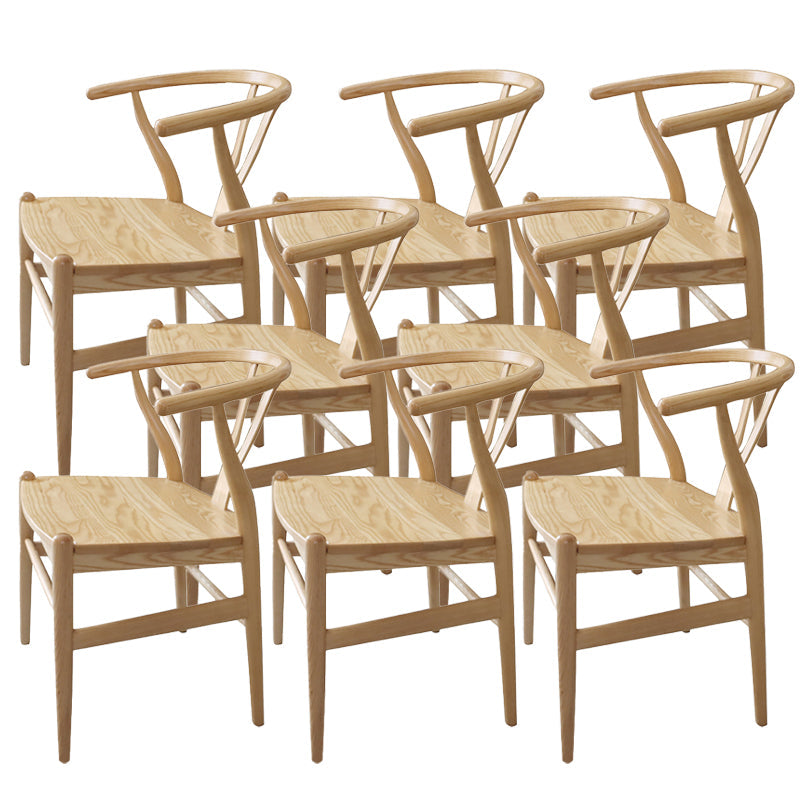 Massives Holzrahmen Essarm Stuhl Moderner Innenstuhl für Esszimmer