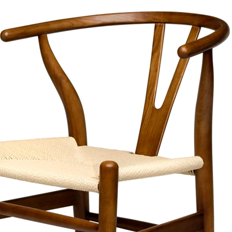 Massives Holzrahmen Essarm Stuhl Moderner Innenstuhl für Esszimmer