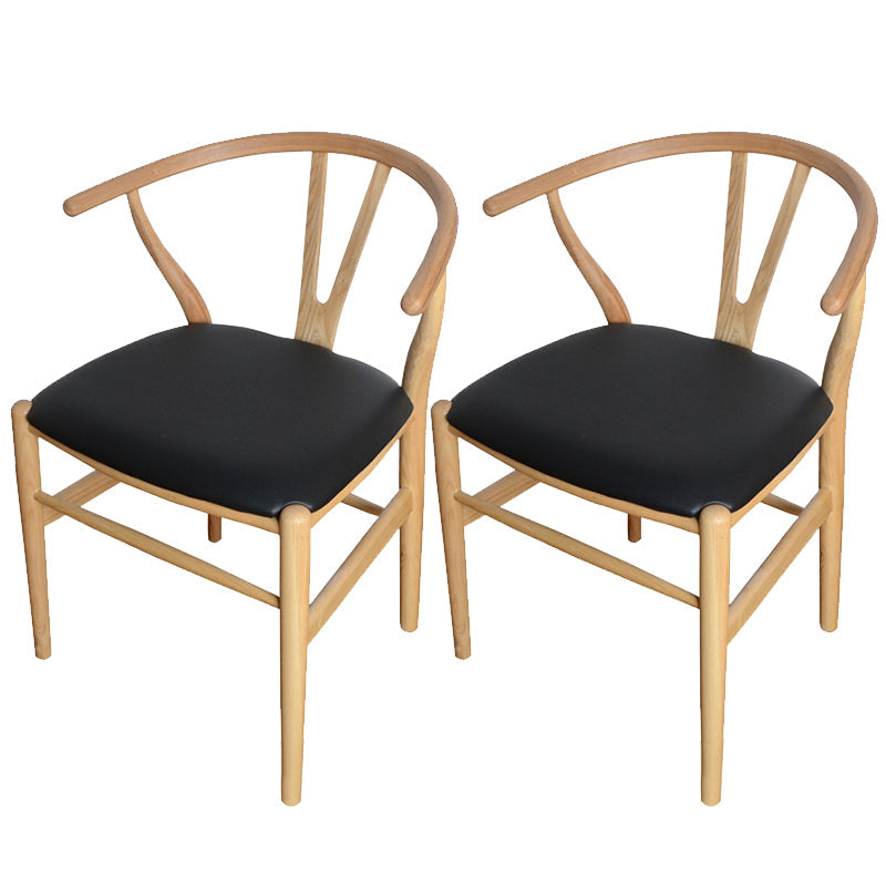 Massives Holzrahmen Essarm Stuhl Moderner Innenstuhl für Esszimmer