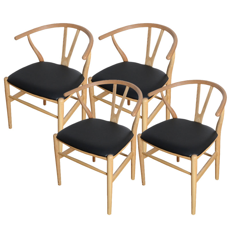 Massives Holzrahmen Essarm Stuhl Moderner Innenstuhl für Esszimmer