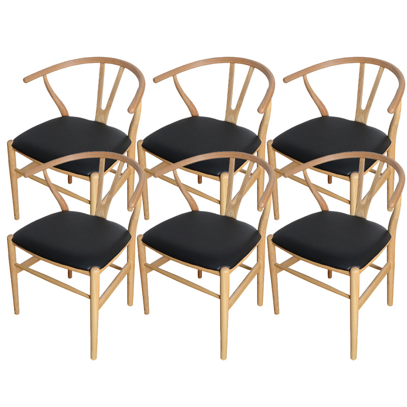 Massives Holzrahmen Essarm Stuhl Moderner Innenstuhl für Esszimmer