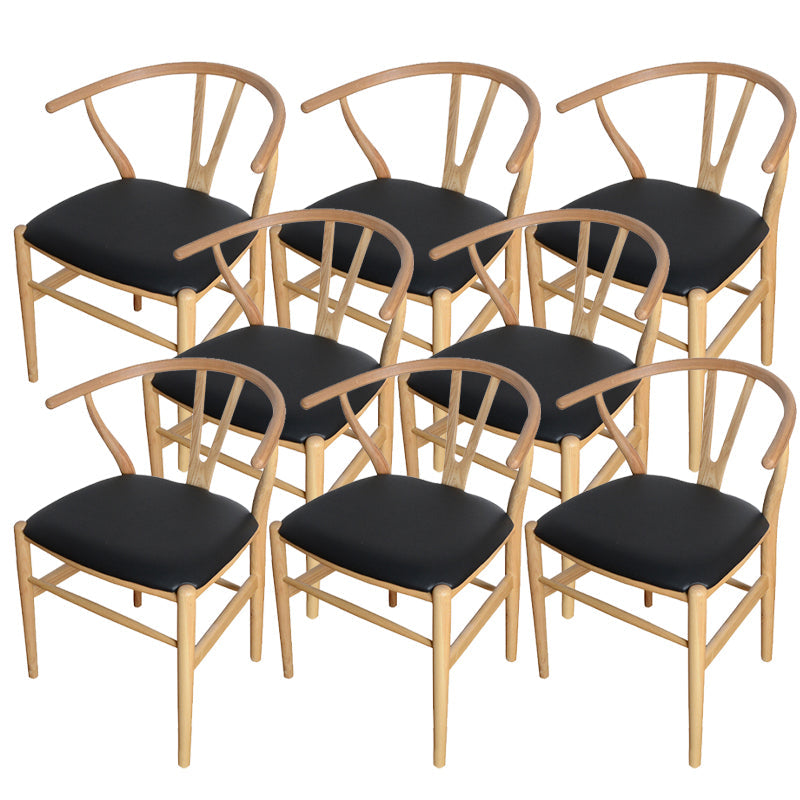 Massives Holzrahmen Essarm Stuhl Moderner Innenstuhl für Esszimmer